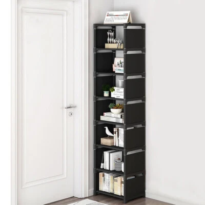 7/8 Tier Vertical Shoe Rack Slim Narrow Storage Shelf Organizer Slim Shoe Tower - Image 1 of 4