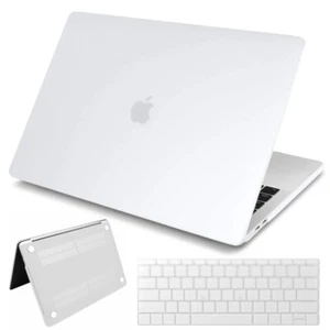 Rubberized Hard Case Shell+Keyboard Cover for MacBook Air 13" M2 M1 14 15 16 Pro - Picture 1 of 13