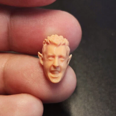 Figura en blanco escala 1/18 X Man The Nightcrawler cabeza esculpida ajuste sin pintar 3,75" Foto 1 de 3