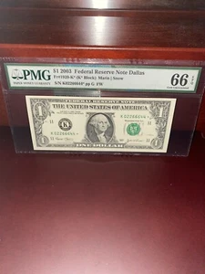 2003-$1 Dollar bill star note,Fancy Number Very Nice Bill. - Picture 1 of 2