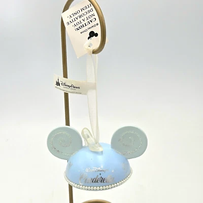 Disney 2011 Cinderella Mickey Ear Hat Limited Edition Porcelain Ornament NWT - Image 1 of 4