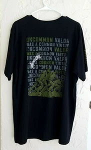 🎖️ NINE LINE T-Shirt schwarz Gr. XL WW2 M 1 Garand Flagge Baumwolle USA - Bild 1 von 8