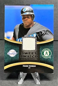 ⚾️FRANK THOMAS 2008 Sweet Spot Sweet Swatch Game Used Jersey Patch SS-FT HOF🏆 - Picture 1 of 4