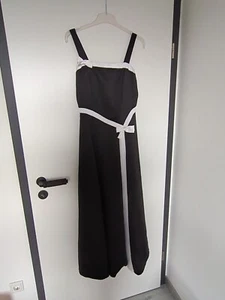 Damen Mädchen Apart Kleid Abendkleid Abiball Schwarz mit Tüll und Schleife 36 18 - Bild 1 von 12