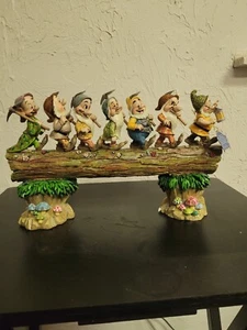 Disney Jim Shore Showcase Homeward Bound Figurine 7 Dwarfs Snow White IOB - Picture 1 of 20