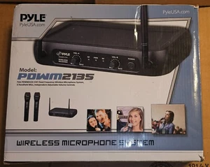 Pyle PDWM2135 Fixed Frequency Wireless Microphone System W/ 2 Microphones - Picture 1 of 1