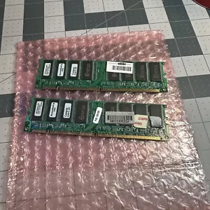 MEMORY SDRAM 128GB (2x64MB) PC100 LG SEMICON GMMT2649233 COMPAQ 323012-001 Vtg - Picture 1 of 8