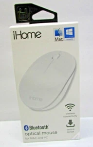 iHome BLUETOOTH OPTI. MOUSE for MAC & PC USB-C USB-A Macbooks OS Windows Laptop - Picture 1 of 3