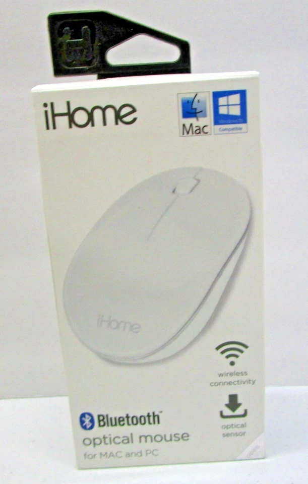 iHome Wireless Bluetooth Optical Mouse for Mac & PC Macbooks OS Laptop
