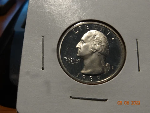 1989S DCAM Proof Washington Quarter Cover