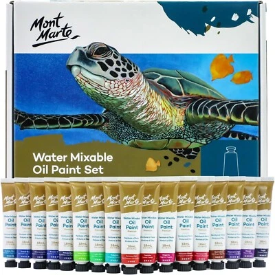 Wasserlösliche Ölfarben Set – 36 x 18ml – Brillante Farben, starke Deckkraft - Bild 1 von 4