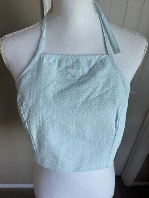 Camiseta sin mangas Adidas Adicolor clásica de popelina para mujer talla M texturizada azul claro nueva con etiquetas Foto 1 de 4