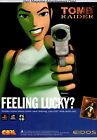 Tomb Raider Playstation 1 PS1 Sega Saturn PC Game Promo 1997 Full Page Print Ad