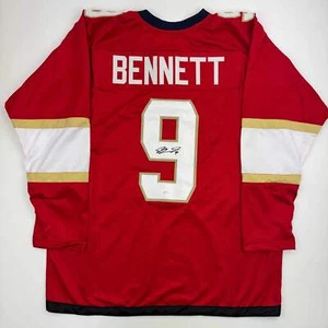 Autographed/Signed Sam Bennett Florida Red Hockey Jersey JSA COA - Picture 1 of 4