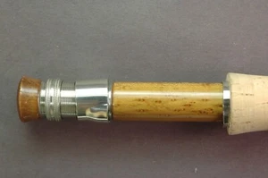 Fliegenrutenrollensitz Birdseye Maple 10669 Uplocking Wood Butt 0,375" Bohrung - Bild 1 von 6