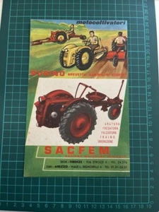 pubblicità vintage trattore motocoltivatore rubino originale advertising anni 50 - Foto 1 di 1