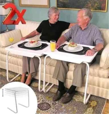 2x Folding Portable Table Mate 2  Laptop tv Desk Freestanding kids table - Image 1 of 4