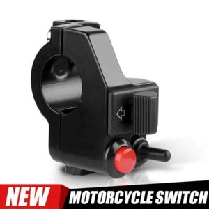 Motorcycle Switch Button Handlebar 7/8" Headlight Horn Turn Signal Spot Light - Picture 1 of 8