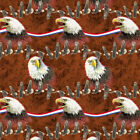 Bald Eagle Patriotic American Banner Premium Roll Gift Wrap Wrapping Paper