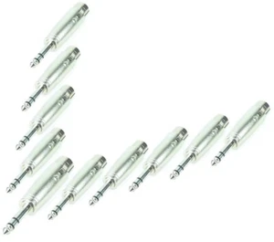 10x Adam Hall Audio Adapter XLR female Buchse auf 6,3 mm Klinke stereo Stecker - Picture 1 of 7