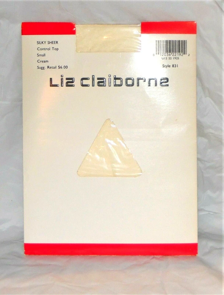 Колготки Liz Claiborne Silky Sheer Control Top размер Sm кремовые - Изображение 1 из 1