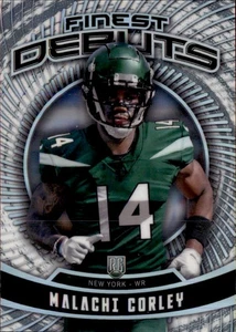 2024 Topps Finest Debuts Malachi Corley New York Jets #D-24 (RC) - Imagen 1 de 2