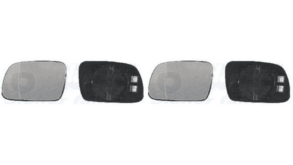 2x Vetro Specchio Retrovisore Esterno per Peugeot 307 Break SW CC Furgonato/Combi - Immagine 1 di 1