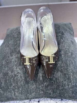 BCBGirls Women's Pointy Toe Sling backs Stiletto Heels Brown Size 7 - Image 1 of 4