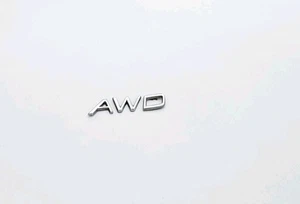2005-2011 VOLVO S40 S80 AWD REAR EMBLEM LOGO LETTERS CHROME BADGE SYMBOL OEM - Picture 1 of 3