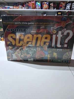 Mattel Scene It ESPN DVD Game Sports Trivia Family Fun Night New 2005 Vintage - Image 1 of 4