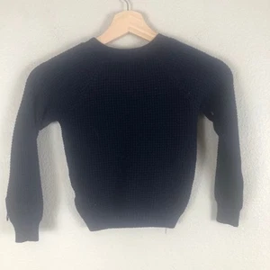 Atlas Sweater Boy X Small Blue Waffle Knit Crew Neck Pullover Casual School Play - Picture 1 of 13