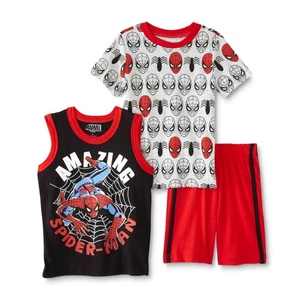 Boys Spider-Man Toddler Boys 3 Piece Outfit Size 3T NEW - Picture 1 of 1