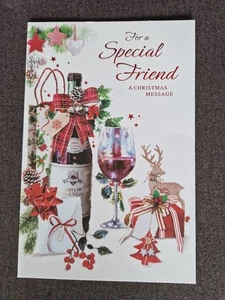  GRAN TARJETA ESPECIAL DE NAVIDAD AMIGO.  - Imagen 1 de 3