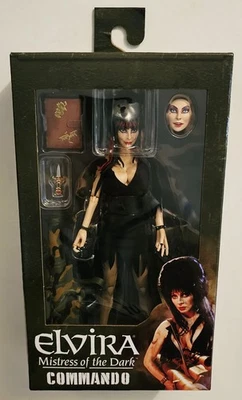 FIGURA DE ACCIÓN NECA ELVIRA MISTRESS OF THE DARK COMMANDO 7" ENVÍO RÁPIDO  Foto 1 de 4