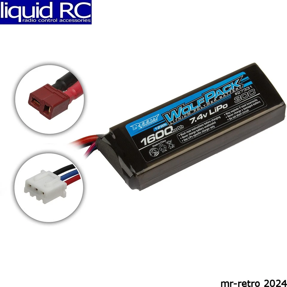 Associated 27331 Reedy WolfpackK LiPo 1600mAh 30C 7.4V - Image 1 of 1