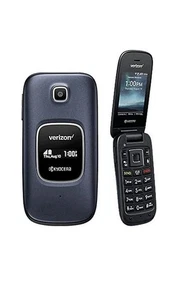 Telefono Kyocera Cadence S2720 Verizon Wireless 4g LTE blu fotocamera flip condizione A - Foto 1 di 4
