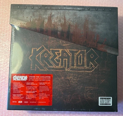 Kreator- Under The Guillotine - 6 Lps +DVD. 40 Page Book Cassette+ Figurine USB - Bild 1 von 4