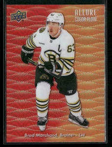 2023-24 Upper Deck Allure - Color Flow Brad Marchand #CF-20 Rosso Arancione - Foto 1 di 2