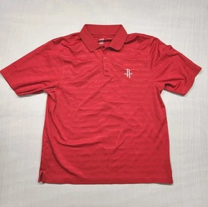Adidas Houston Rockets Rayas Rojo Adidas Polo-Grande Equipo NBA Polo Rockets - Imagen 1 de 7