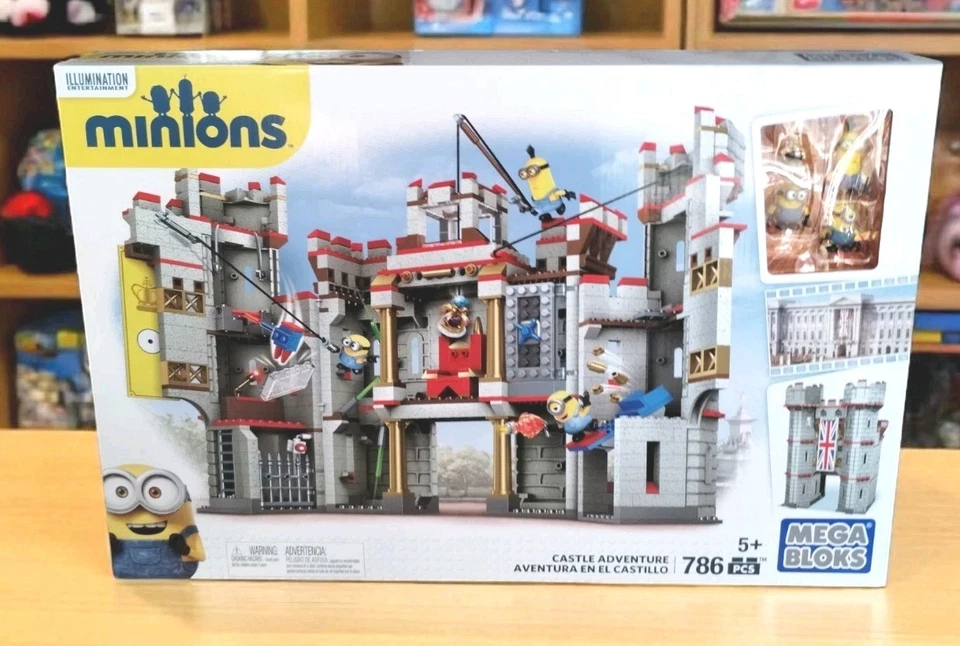 Mattel's  2015 Minions The Set Mega Blocks Castle 780 Pieces Factory Sealed New - Image 1 of 4