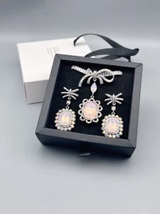 Luxus Schmuckset Vergoldet Kristall Element Damen Geschenk Neu Et - Bild 1 von 7