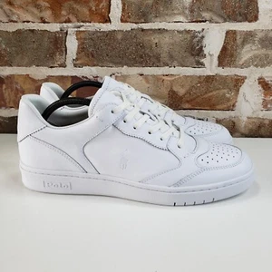 Polo Ralph Lauren Court Lux Casual Lifestyle Sneaker Men's Size 11 100% Leather* - Picture 1 of 11