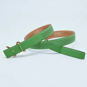 Handcrafted 24mm flower-patterned calf leather strap Free economy shipping - Picture 1 of 5