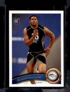 2011 Topps #132 Julius Thomas Denver Broncos Rookie - Imagen 1 de 2