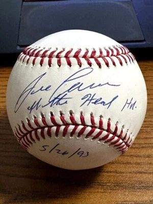 JOSE CANSECO 7 SIGNED AUTOGRAPHED OML BASEBALL!  A's, Rangers!  OFF THE HEAD HR! - Image 1 of 2