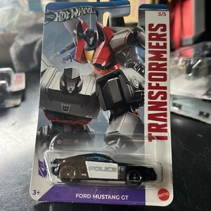 Hot Wheels 2024~Serie Silver~Transformers~#3 de 5~Ford Mustang GT~Barricade~ - Imagen 1 de 5