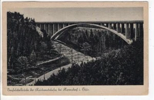 Postal Hermsdorf en Turingia, puente del valle del diablo de la autopista imperial ¡antigua!! - Imagen 1 de 2