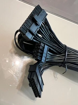 CABLE DE ALIMENTACIÓN PLACA MADRE EVGA SUPERNOVA G2 G3 G5 GA 18 PINES + 10 PINES a 24 PIN Foto 1 de 4