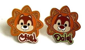 DISNEY 2007 CHIP AND DALE CUTIE CUTIES BLUME GLITZER PINS LIMITED EDITION 2400 - Bild 1 von 6