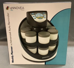 Ennovea 14 Day Pill Planner Carousel Automatic Alarm Reminder Medication System - Picture 1 of 6